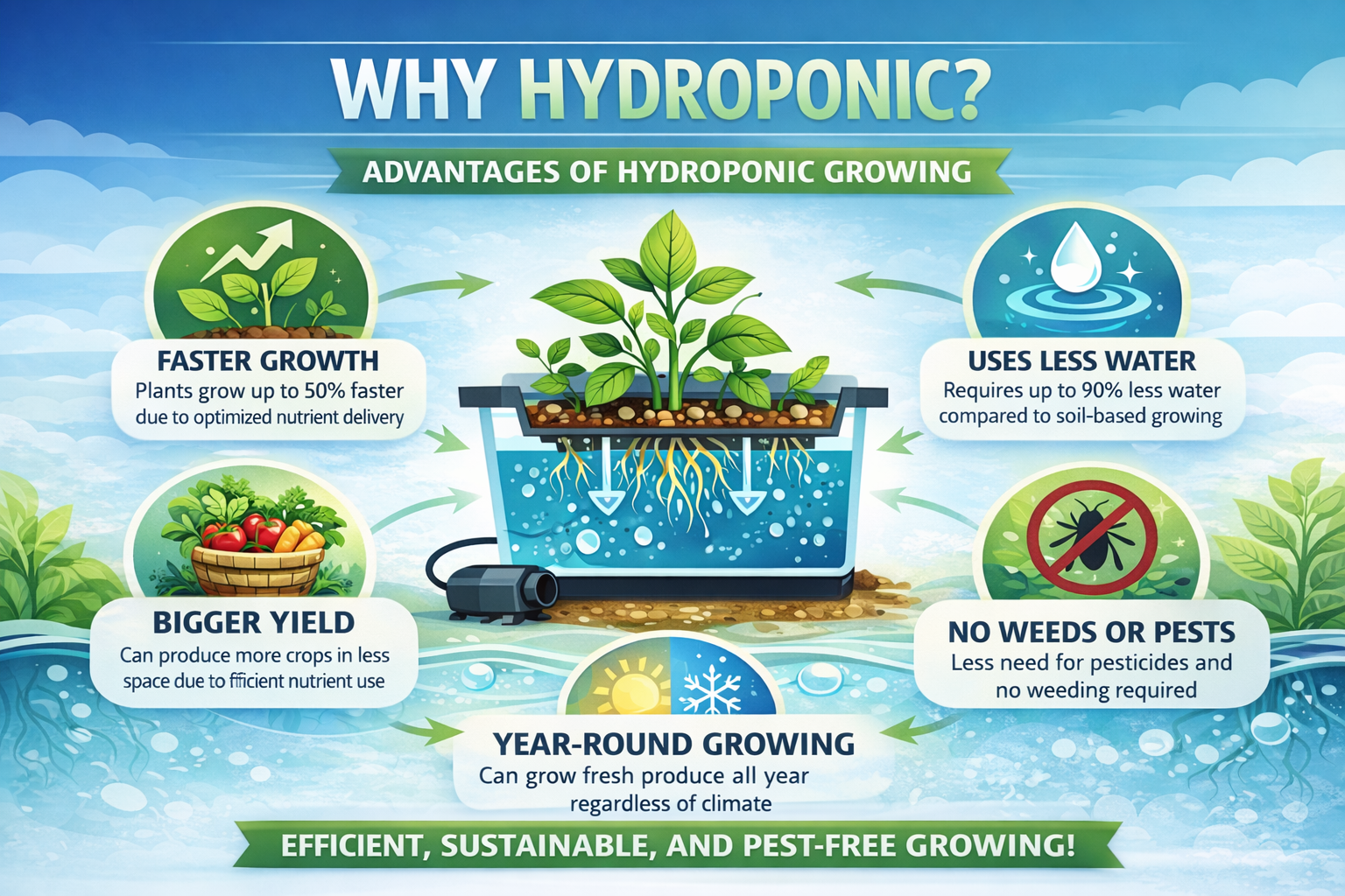 Why Hydroponic infographic